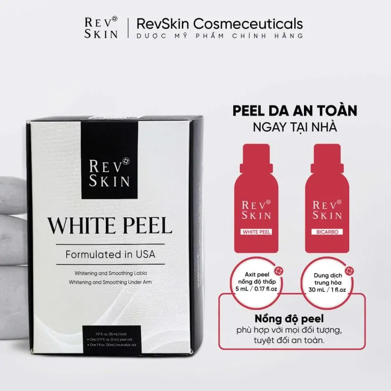 Bộ sản phẩm peel RevSkin White Peel chính hàng 