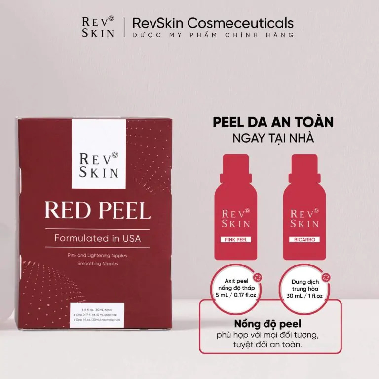 Bộ sản phẩm peel điều trị nám da của nhà RevSkin 